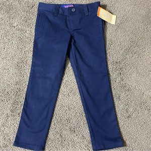 FRENCH TOAST-OFFICIAL SCHOOL WEAR BOYS/Girls BLUE PANTS  -  SIZE 5